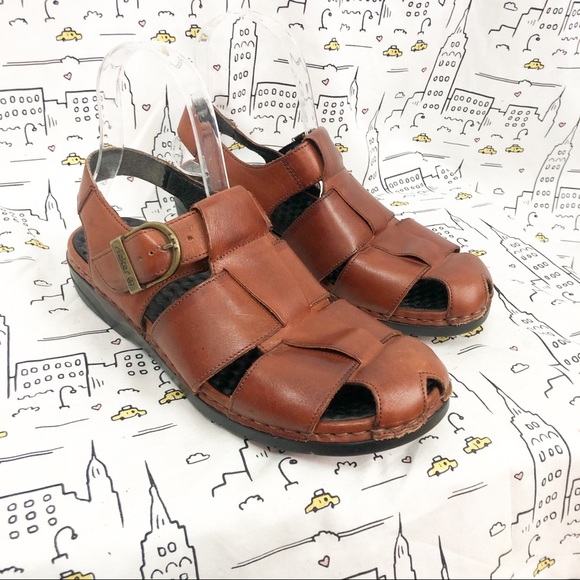 rieker leather sandals
